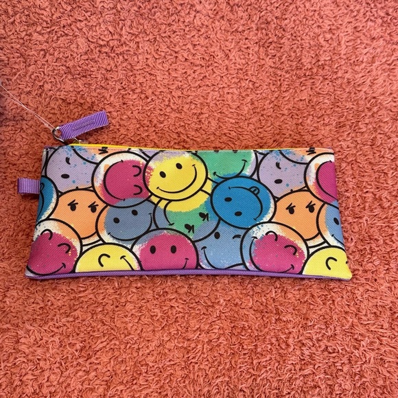 NWT - Colorful Smiley Face Kids Backpack Set - Picture 12 of 16